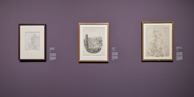 Ausstellungsansicht „Beckmann“